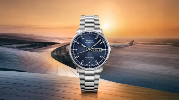 MIDO Commander Datoday | M021.430.11.041.00 - MIDO Commander Datoday Edelstahl Blau M021.430.11.041.00 | Juwelier Bacak