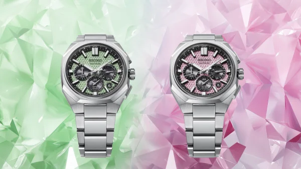 Die neuen GPS Solar Dual Time Chronograph Limited Editions - Seiko Astron GPS Solar Limited Edition HAB005J1 / HAB006J1 – Crystal Green & Pink | Juwelier Bacak