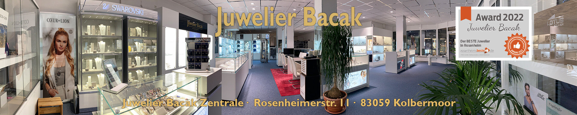 Juwelier Onlineshop - Der beste Juwelier in Rosenheim - Zentrale Kolbermoor