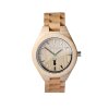 Waidzeit Unisex-Uhr Holz STEINBOCK Platzhirsch Armbanduhr ST02