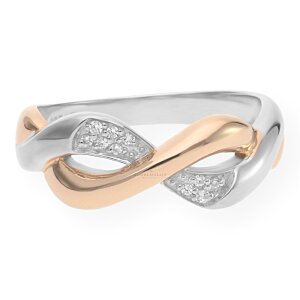 JuwelmaLux Ring Sterling Silber 925er mit synthetischen...