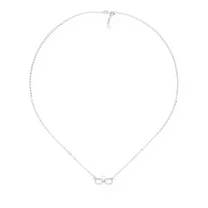JuwelmaLux Halskette 925/000 Sterling Silber Infinity mit...