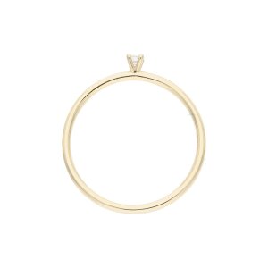 JuwelmaLux Ring 585/000 (14 Karat) Gold mit Brillant JL10-07-0795