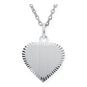 JuwelmaLux Anhänger Gravur Silber 925 Herz JL16-02-0130