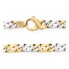 JuwelmaLux Halskette 585/000 (14 Karat) Gold- und Weißgold JL15-05-0012