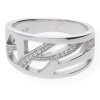 JuwelmaLux Ring in Silber 925/000 mit synthetischer Zirkonia JL20-07-0090