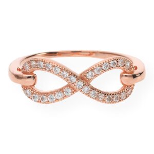 JuwelmaLux Silber Infinity Ring JL16-07-0144 ros&eacute;...