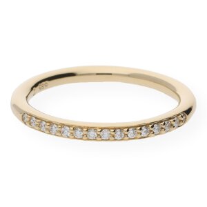 JuwelmaLux Ring 585/000 (14 Karat) Gold mit Brillanten JL10-07-0087