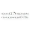 JuwelmaLux Halskette 925/000 Sterling Silber JL30-05-0458 Anker diamantiert