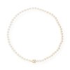 JuwelmaLux Perlenkette 585/000 (14 Karat) JL30-05-0085 Akoya-Zuchtperlen mit Brillanten