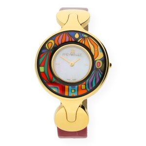 FREYWILLE Hundertwasser Uhr f&uuml;r Damen HW400HL1/10 +...