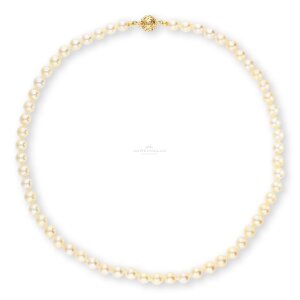 JuwelmaLux Perlenkette 375/000 Akoya Zuchtperlen...