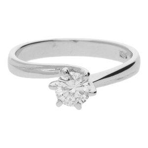 JuwelmaLux Brillant Ring 585 Wei&szlig;gold 0,50 ct....
