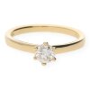 JuwelmaLux Verlobungsring 585er 14 Karat Gelbgold mit Diamant 0,52ct JL27-07-0024