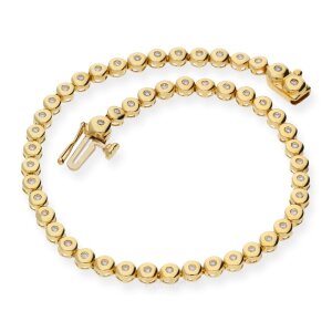 Armband BA201303 Gelbgold 585er 14 Karat mit Brillanten...