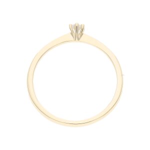 JuwelmaLux Verlobungs Ring 585 Gold mit Brillant 0,10...