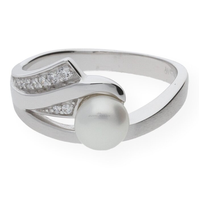 JuwelmaLux Ring in Silber 925/000 mit Süsswasser-Zuchtperle JL20-07-0082