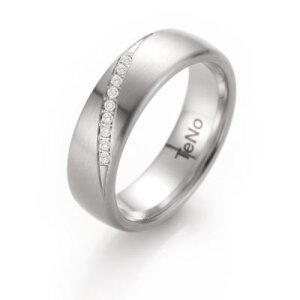 TeNo Edelstahl Ring mit Brillanten 069.25P07.56