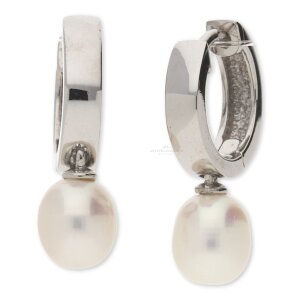 JuwelmaLux Perlen Ohrringe 925 Silber Süßwasser Zuchtperle JL10-06-0481