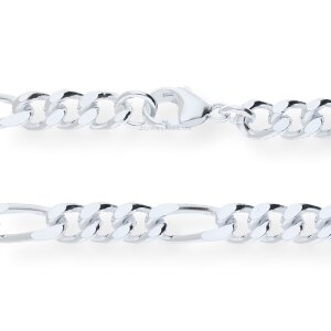 Figarokette Silber 925 diamantiert JL05-0013-18 JuwelmaLux