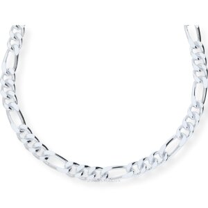 Figarokette Silber 925 diamantiert JL05-0013-18 JuwelmaLux