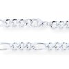 JuwelmaLux Kette Figaro Sterling Silber JL05-0013-18