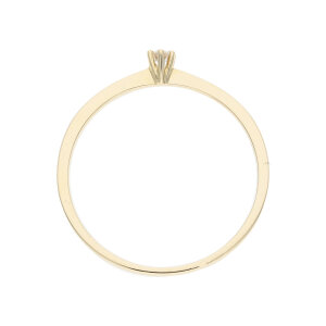 JuwelmaLux Ring 585/000 (14 Karat) Gold mit Brillant JL10-07-0797
