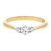 JuwelmaLux Ring in 585er Gold 14 Karat mit Brillanten 0,325 ct. JL10-07-0124