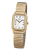 Regent Damen Armbanduhr F269 Edelstahl Zugband gold plattiert