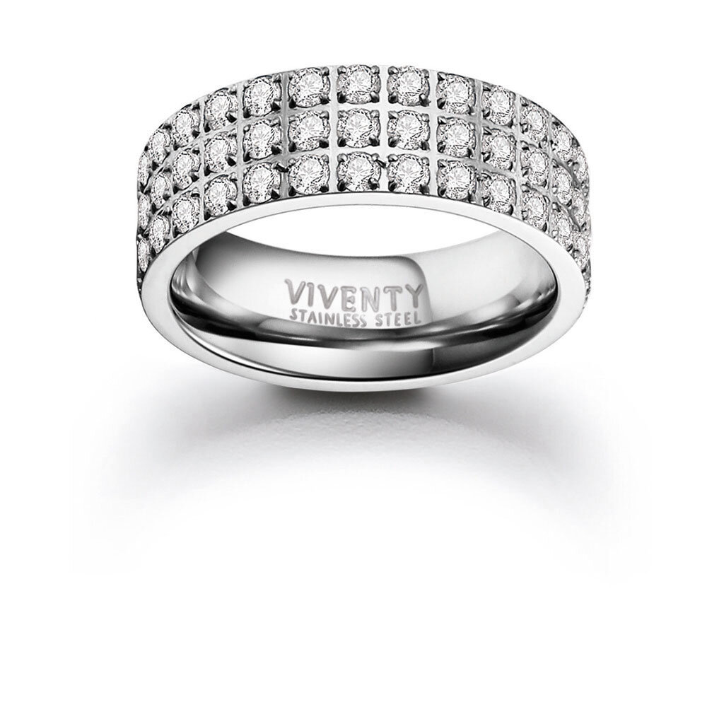 VIVENTY ETERNITY Damen Ring 300003 Edelstahl Zirkonia