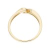JuwelmaLux Ring Gelbgold 585er 14 Karat mit Brillant 0,10 Carat JL10-07-0146