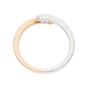 Ring Roségold und Weißgold 585 Brillant...