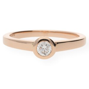 Verlobungsring Rotgold 585 Brillant JL26-07-0008 JuwelmaLux