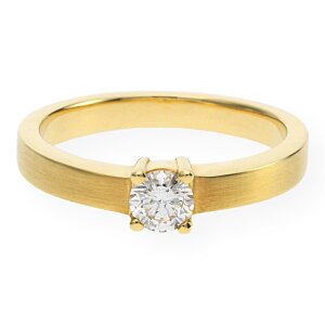 JuwelmaLux Ring 585/000 (14 Karat) Gold mit Brillant...