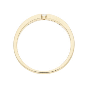 Juwelmalux Ring 585/000 (14 Karat) Gold mit Brillanten...