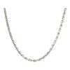 Juwelmalux Kette 925/000 Sterling Silber rhodiniert, Anker diamantiert JL11-05-0053