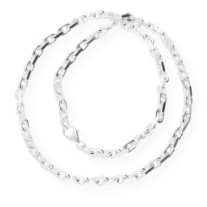 JuwelmaLux Halskette 925/000 Sterling Silber JL11-05-0034 Anker diamantiert
