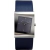 Rolf Cremer Uhr Style 500009 Lederband, Edelstahl, grau, schwarz