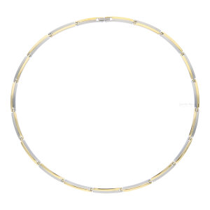 Boccia Collier 08021-02 Titan Gold plattiert