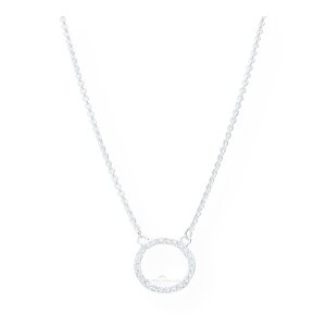 JuwelmaLux Halskette 925/000 Sterling Silber Kreis mit...