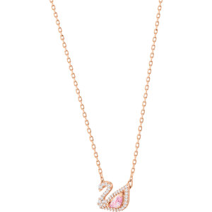 Swarovski Halskette 5469989 Dazzling Swan mehrfarbig, rosé Vergoldung