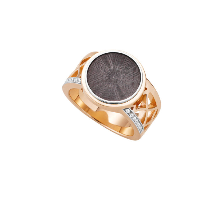 Tétino Ring 96906/80 Sterling Silber, rosé vergoldet, Zirkonia