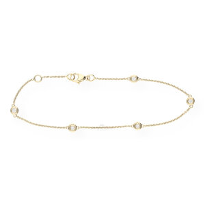 JuwelmaLux Armband 333 Gold mit Zirkonia JL10-03-1034