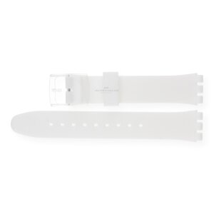JuwelmaLux Ersatzband Silikon für Swatch-Uhren 17 mm...