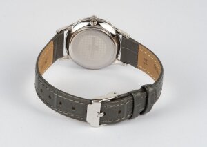 Jacques Lemans Uhr für Damen 1-1851ZE London Leder grau
