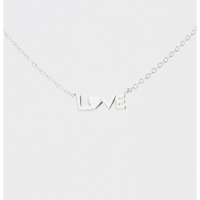 Halskette 91401185 Silber 925/000 mit Schriftzug "Love"