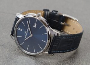 Jacques Lemans Uhr für Damen 1-1937C London Leder blau