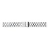 JuwelmaLux Uhrenarmband Edelstahl mit Sicherheitsfaltschließe Anstoß 20 mm JL28-09-0029