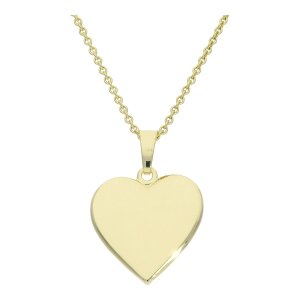 JuwelmaLux 333 Gold Herz Gravur Anhänger JL14-02-0016