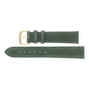 JuwelmaLux Uhrenband Rindleder grün JL38-10-0007